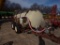 WATER/NURSE TANK TRAILER,  1,000 GAL, HONDA PONY MOTOR, TANDEM AXLE, PINTLE