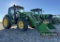 JOHN DEERE 6125M WHEEL TRACTOR, 4,290 HRS,  4X4, 540M LOADER (2022 MODEL LO