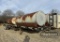 FLAT BED TRAILER,  40', SLIDING TANDEM, SPRING RIDE, 24.5 ON HUBB PILOTS, (
