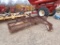 SMOOTH DRUM ROLLER,  4 ROW,  PULL TYPE, W/ TRANSPORT WHEELS