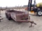 UTILITY TRAILER,  4' X 12', TANDEM AXLE, SOLID SUSPENSION, 2