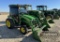 JOHN DEERE 3320 WHEEL TRACTOR 2431.7 (+/-) HRS,  CAB, 4X4, 300X LOADER-SERI