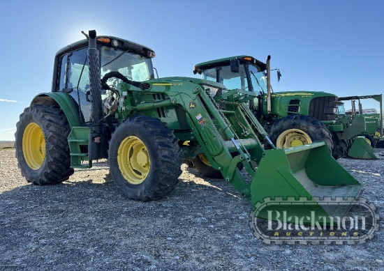 JOHN DEERE 6125M WHEEL TRACTOR, 4,290 HRS,  4X4, 540M LOADER (2022 MODEL LO