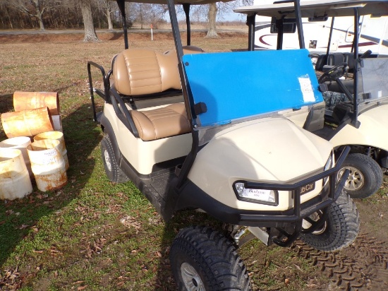 2014 CLUB CAR TEMPO CART,  FLIP OVER REAR SEAT, 48 VOLT, 2020 TROJAN BATTER