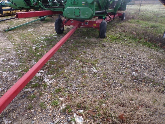 UNVERFERTH HEADER TRAILER,  30'