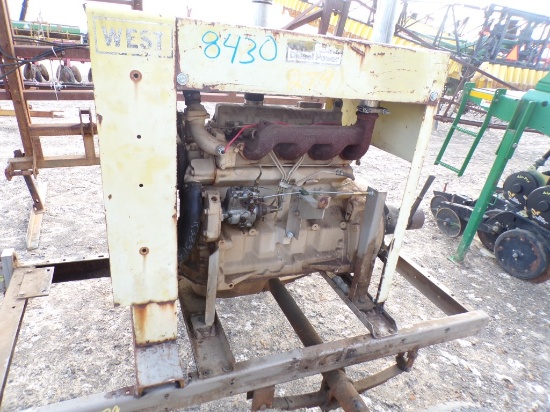 JOHN DEERE POWER UNIT, 4039+ hrs  4 CYL, TRAILER MOUNTED, S# 265196