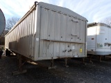 1984 WILSON HOPPER BOTTOM TRAILER,  42', TANDEM AXLE, 62