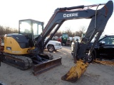 2020 JOHN DEERE 60G EXCAVATOR, 1,0578+ hrs,  CAB, AC, HEAT, AUXILIARY HYDRA