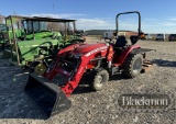 2020 MASSEY FERGUSON 1740E WHEEL TRACTOR  3PT, 540 PTO, DRAW BAR, 4 SPEED,