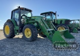 JOHN DEERE 6125M WHEEL TRACTOR, 4,290 HRS,  4X4, 540M LOADER (2022 MODEL LO