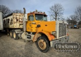 1981 PETERBILT 359 TRUCK TRACTOR,  CAT 3406, 9 SP, TWIN SCREW, AIR RIDE, JA