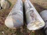 (2) 8' X 2' PADDLE WHEEL PONTOONS