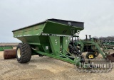 BRENT 876 GRAIN CART  NEW TARP, NEW FLIGHTS, (1) NEW TIRE, S# B2400102