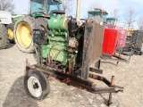 JOHN DEERE POWER UNIT, 1,800 (+/-) HRS,  6 CYL TRAILER MOUNTED, S# T06059D3