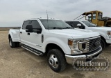 2022 FORD F 350 CREW CAB DUALLY TRUCK, 40,836 (+/-) MILES,  4X4, 6.7L POWER