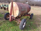 FUEL TRAILER,  750 GAL, TANDEM AXLE, W/ PUMP, BUMPER PULL