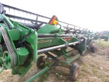 JOHN DEERE 635 D DRAPER HEADER, S# 755108