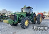 JOHN DEERE 8420 WHEEL TRACTOR 3,369 (+/-) HRS  POWER SHIFT, 46