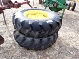 (2) 14/9/28 TIRES OFF JD 5055E
