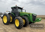2018 JOHN DEERE 8320R WHEEL TRACTOR, 5,334 (+/-) HRS.,  3PT HITCH, (5) REMO
