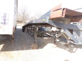 1992 FABRIQUE WEDGE CAR HAULER TRAILER,  (3) CAR CAPACITY, TRI-AXLE, NEW TI