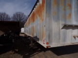 HOPPER BOTTOM TRAILER,  STEEL, 40', ROLL TARP, 24.5 TIRES S# N/A