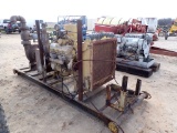 CATERPILLAR 3208 ENGINE,  W/ PUMP