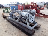 DUETZ F4L912 ENGINE,  W/ BERKLEY PUMP,