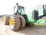 JOHN DEERE 9520 ARTICULATED TRACTOR, 18k+ hrs,  CAB, 4X4, *ENGINE IS BAD* 3