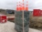 2023 GREAT BEAR PALLET OF SAFETY HIGHWAY CONES,  (250), NEW, AS IS WHERE IS