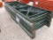 PALLET RACK UPRIGHTS,  (8) 11' 10