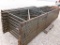 PALLET RACK UPRIGHTS,  (8) 12', AS IS WHERE IS C# #4
