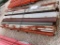 PALLET RACK CROSSBEAMS,  (25) 9', AS IS WHERE IS