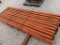 PALLET RACK CROSSBEAMS,  (11) 9', AS IS WHERE IS