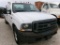 2003 FORD F350 UTILITY PICKUP TRUCK, 242561 MILES,  REGULAR CAB, 2WD, 5.4L