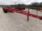 2024 DMM MANUFACTURING ALTHA PIPE TRAILER,  38' BUMPER PULL, REMOVABLE SIDE