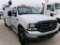 2004 FORD F550 MECHANICS TRUCK, 271000 MILES,  REGULAR CAB, 2WD, 6.0L POWER
