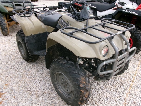 2002 YAMAHA BIG BEAR 400 ATV, 1059 MILES,  2WD, GAS, STARTS/RUNS, TITLE, AS