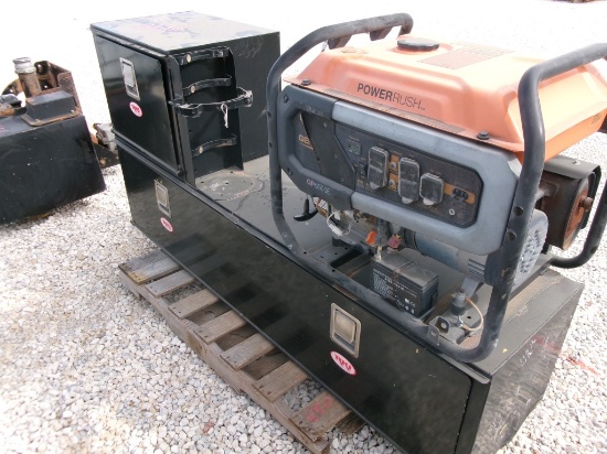 GENERATOR/TOOLBOX COMBO,  GAS, AS IS WHERE IS