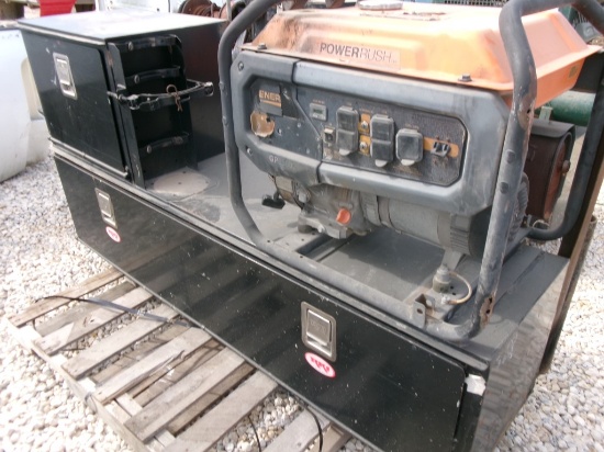 GENERATOR/TOOLBOX COMBO,  GAS, AS IS WHERE IS