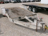 SHOP BUILT EQUIPMENT TRAILER,  18' X 68