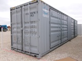 2023 HIGH CUBE MULTI DOOR SEA STORAGE CONTAINER,  NEW, 40', SIDE DOORS, END