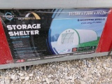 2023 GOLD MOUNTAIN 203012R-300G PE DOME STORAGE SHELTER,  NEW, 20' X 30' X