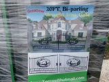 2023 GREATBEAR WROUGHT IRON GATES,  NEW, 20' BI-PARTING, DEER SCENE, AS IS