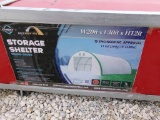 2023 GOLD MOUNTAIN 203012R-300G PE DOME STORAGE SHELTER,  NEW, 20' X 30' X