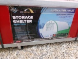 2023 GOLD MOUNTAIN 203012R-300G PE DOME STORAGE SHELTER,  NEW, 20' X 30' X