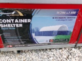 2023 GOLD MOUNTAIN C2040-300G PE DOME CONTAINER SHELTER,  NEW, W20' X L40',