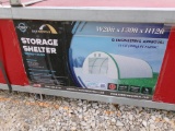 2023 GOLD MOUNTAIN 203012R-300G PE DOME STORAGE SHELTER,  NEW, 20' X 30' X