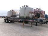 2007 A&E FABRICATION CEMENT PNEUMATIC BULK TRAILER,  38', (2) 400CF TANKS,