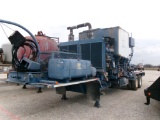 1982 BJ OILFIELD DOWNHOLE CEMENT PUMP TRAILER,  (2) DETROIT V8 DIESEL ENGIN